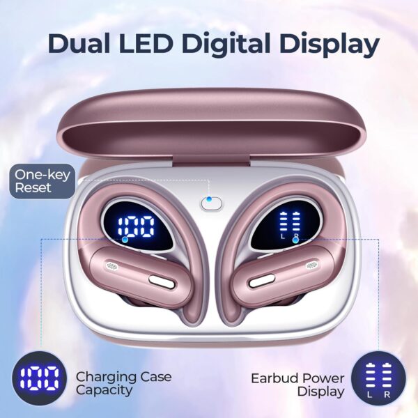 Bluetooth 5.3 waterproof heavy bass sports earphones - Image 9