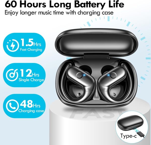 Wireless Bluetooth Over-Ear Headphones with Deep Bass - Image 40