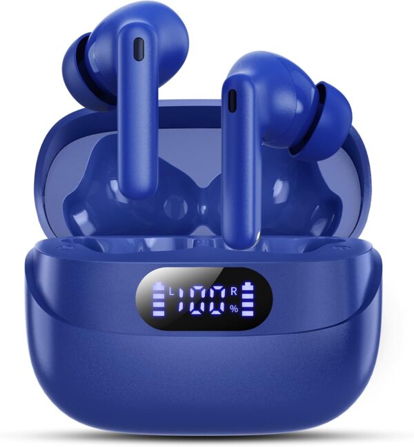 HiFi Stereo Call Noise Cancelling, IPX7 Waterproof Stereo In-Ear Headphones with LED Display - Image 22