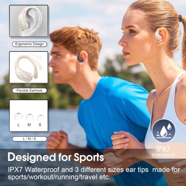 2025 Bluetooth Stereo Deep Bass, ENC Noise Cancelling Microphone, IPX7 Waterproof Earphones - Image 52