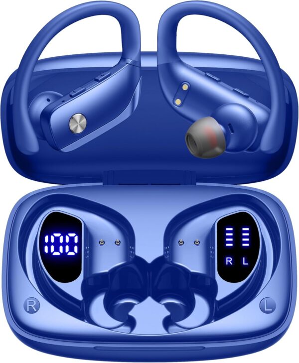 Wireless Bluetooth Headphones with LED Display and Ear Hooks - Image 13