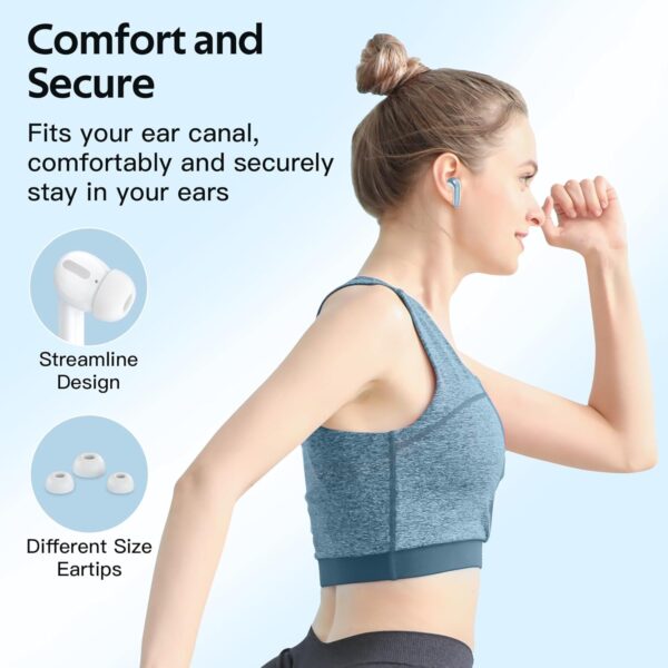 IPX5 Waterproof In-ear Wireless Bluetooth Headphones - Image 43