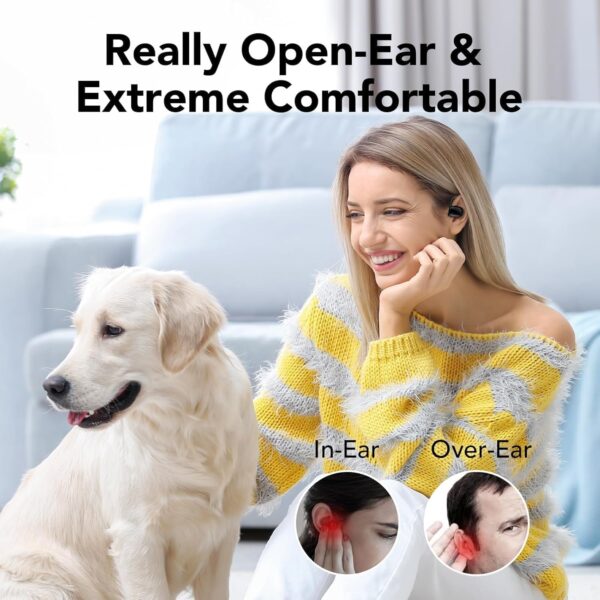 IPX5 Waterproof Open-Back Bluetooth 5.3 Earphones Built-in 4 Microphones with Ear Hook - Image 8