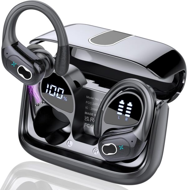 2025 Bluetooth Stereo Deep Bass, ENC Noise Cancelling Microphone, IPX7 Waterproof Earphones - Image 43