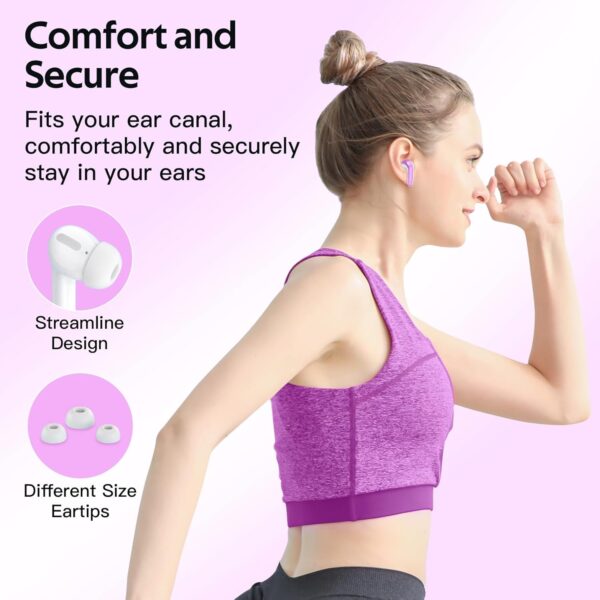IPX5 Waterproof In-ear Wireless Bluetooth Headphones - Image 57