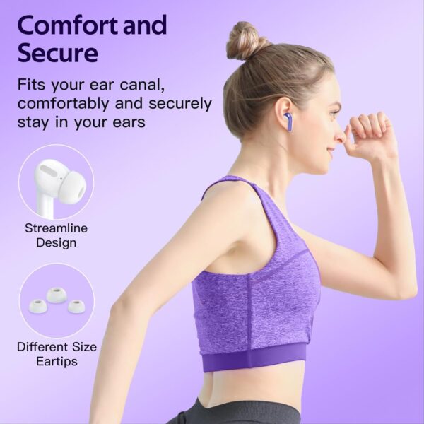 IPX5 Waterproof In-ear Wireless Bluetooth Headphones - Image 50