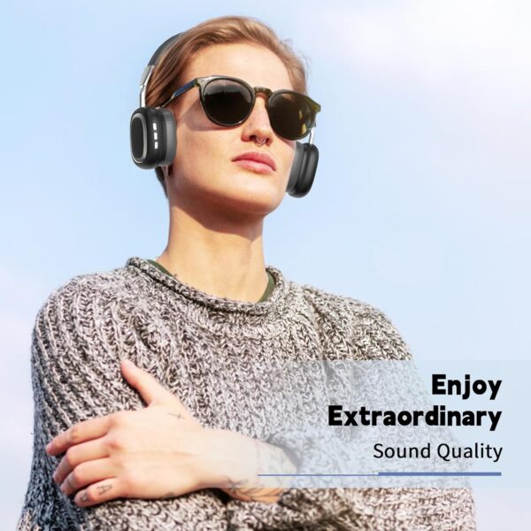 HiFi Stereo Foldable 5.3 Wireless Bluetooth Noise Cancelling Headphones - Image 27