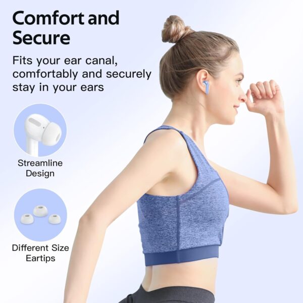 IPX5 Waterproof In-ear Wireless Bluetooth Headphones - Image 21