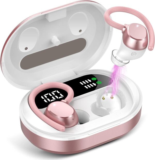 HiFi Stereo Bluetooth 5.3 In-ear Running Headphones with Earhook - Image 14