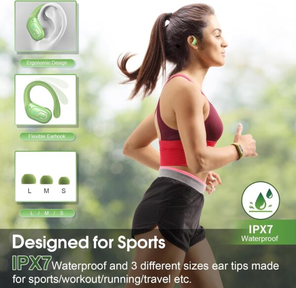 2025 Bluetooth Stereo Deep Bass, ENC Noise Cancelling Microphone, IPX7 Waterproof Earphones - Image 73