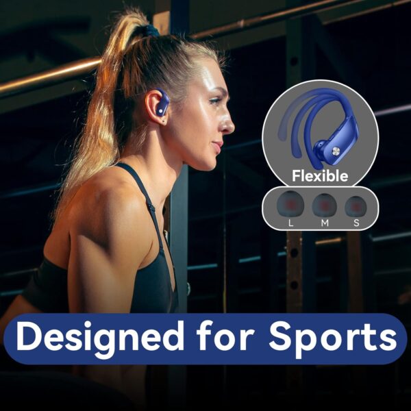 Wireless Bluetooth Headphones with LED Display and Ear Hooks - Image 18