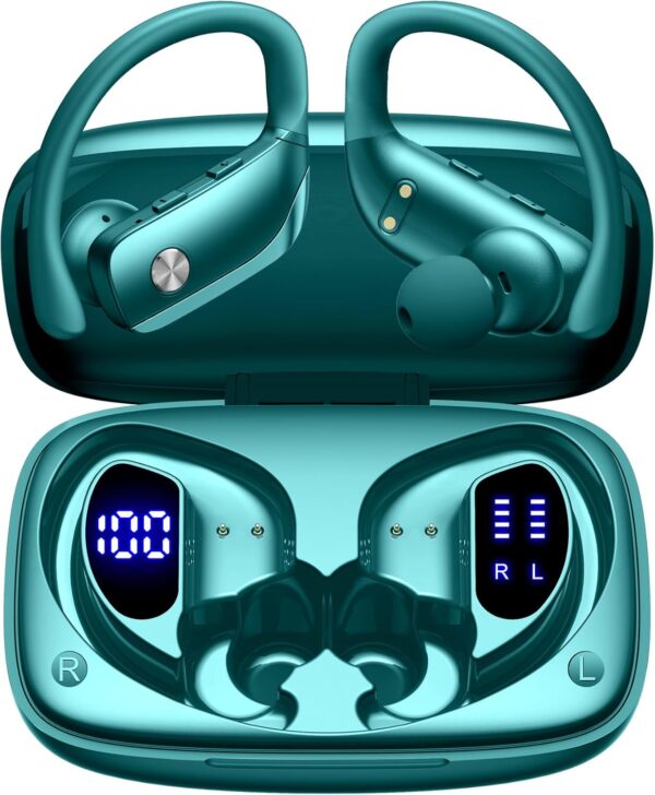 Wireless Bluetooth Headphones with LED Display and Ear Hooks - Image 31