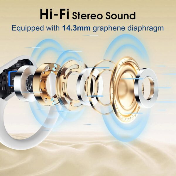 2025 Bluetooth Stereo Deep Bass, ENC Noise Cancelling Microphone, IPX7 Waterproof Earphones - Image 18