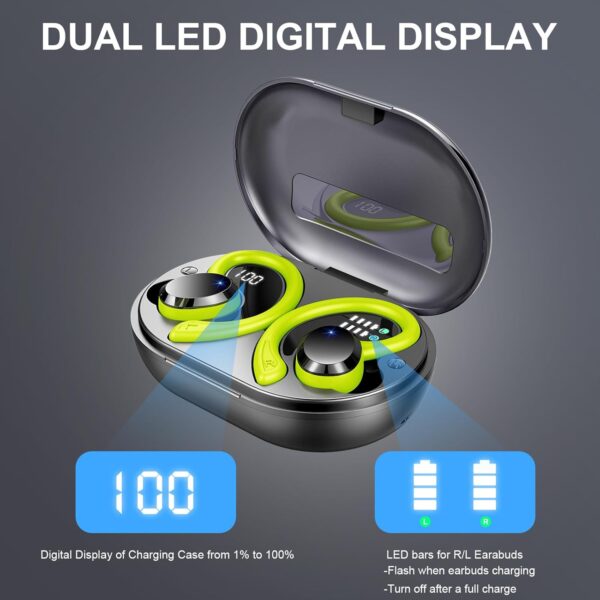 IP7 Waterproof with ENC Noise Cancelling Mic Bluetooth Earbuds - Image 41