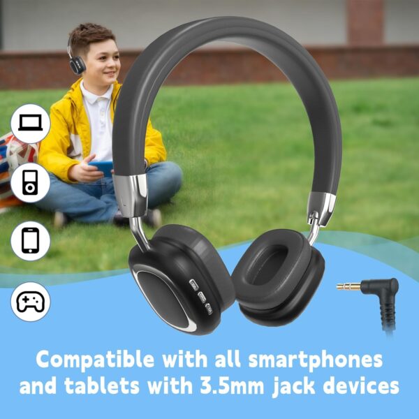 HiFi Stereo Foldable 5.3 Wireless Bluetooth Noise Cancelling Headphones - Image 28