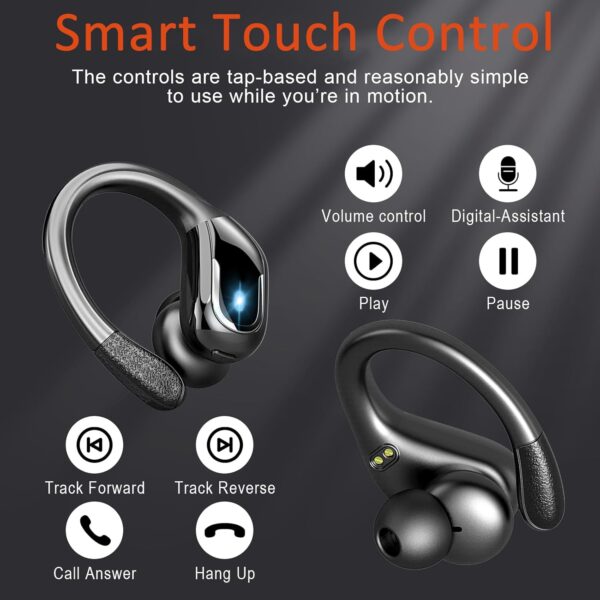 IP7 Waterproof with ENC Noise Cancelling Mic Bluetooth Earbuds - Image 27