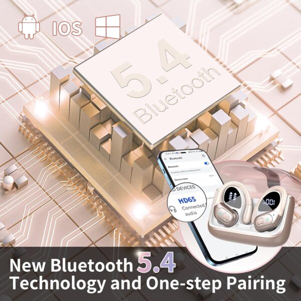 2025 Bluetooth Stereo Deep Bass, ENC Noise Cancelling Microphone, IPX7 Waterproof Earphones - Image 32