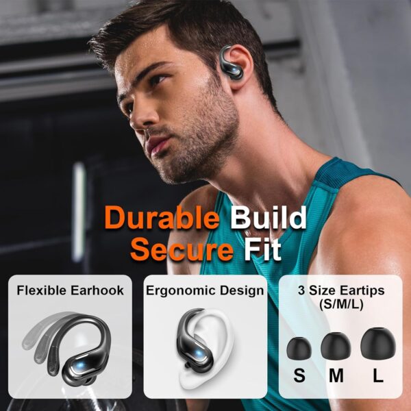IP7 Waterproof with ENC Noise Cancelling Mic Bluetooth Earbuds - Image 25