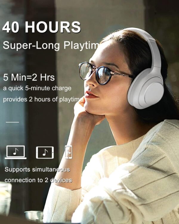 HiFi Stereo Wireless Bluetooth Headphones - Image 4