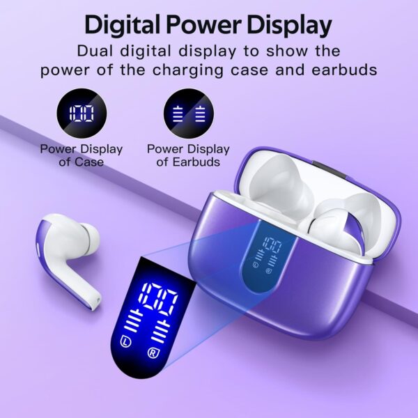 IPX5 Waterproof In-ear Wireless Bluetooth Headphones - Image 45