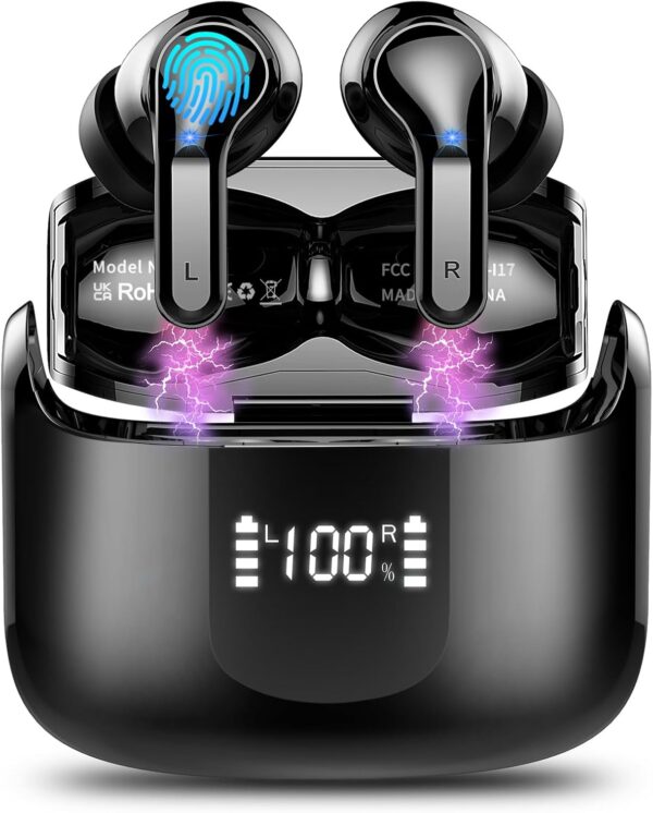 5.3 New 40H Bass Stereo Noise Cancelling Wireless Bluetooth Headphones - Image 32
