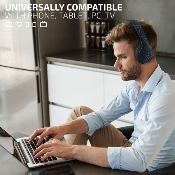Foldable Wireless Bluetooth Over-Ear Headphones - Image 3