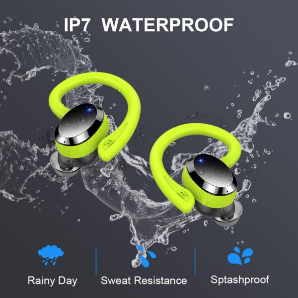 IP7 Waterproof with ENC Noise Cancelling Mic Bluetooth Earbuds - Image 40