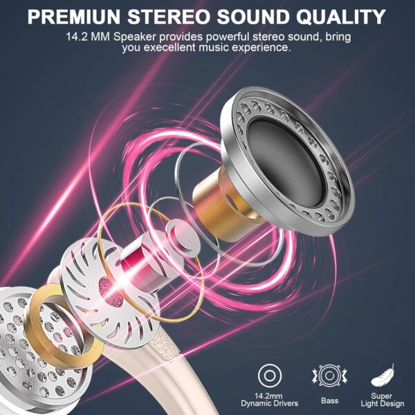 IP7 Waterproof with ENC Noise Cancelling Mic Bluetooth Earbuds - Image 29