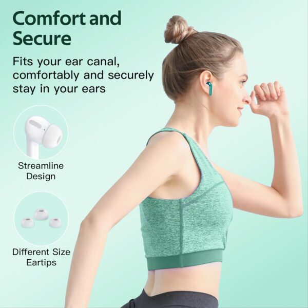 IPX5 Waterproof In-ear Wireless Bluetooth Headphones - Image 36