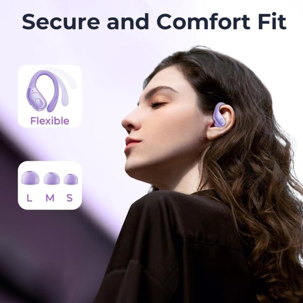 Bluetooth 5.3 Sweatproof Over-Ear Running Earphones with Ear Hooks - Image 16