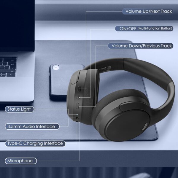 Foldable and lightweight Bluetooth 5.4 Headphones - Image 17