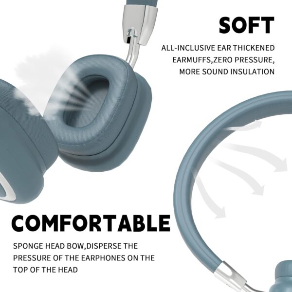 HiFi Stereo Foldable 5.3 Wireless Bluetooth Noise Cancelling Headphones - Image 16