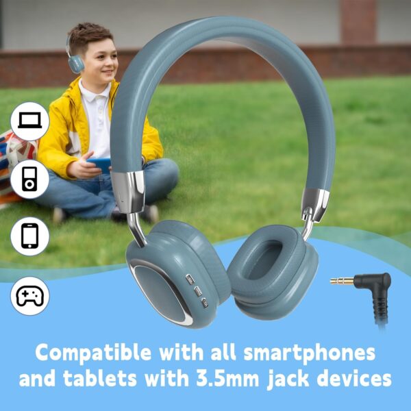 HiFi Stereo Foldable 5.3 Wireless Bluetooth Noise Cancelling Headphones - Image 21