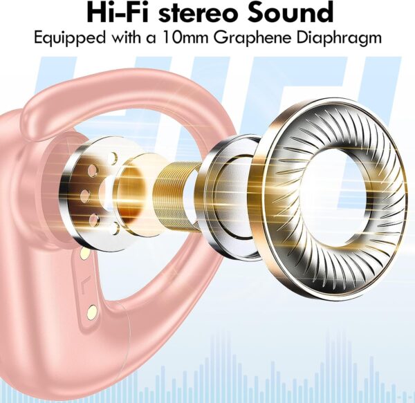 Wireless Bluetooth Over-Ear Headphones with Deep Bass - Image 10