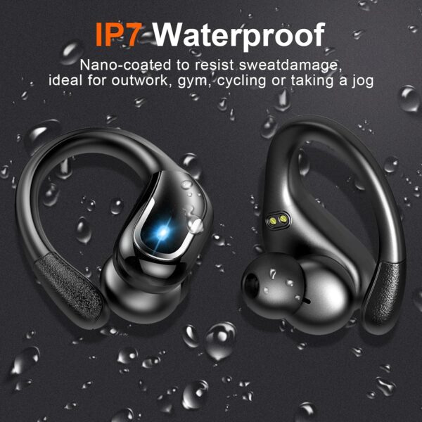 IP7 Waterproof with ENC Noise Cancelling Mic Bluetooth Earbuds - Image 26