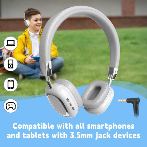 HiFi Stereo Foldable 5.3 Wireless Bluetooth Noise Cancelling Headphones - Image 7