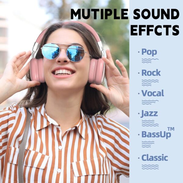 HiFi Stereo Foldable 5.3 Wireless Bluetooth Noise Cancelling Headphones - Image 12