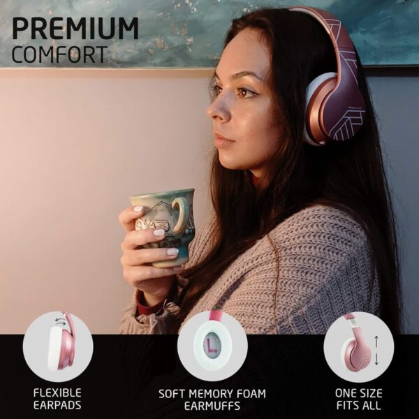 Foldable Wireless Bluetooth Over-Ear Headphones - Image 20