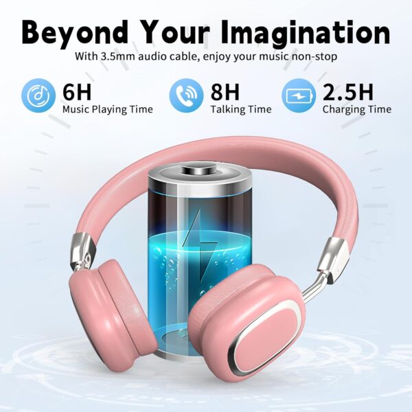 HiFi Stereo Foldable 5.3 Wireless Bluetooth Noise Cancelling Headphones - Image 11