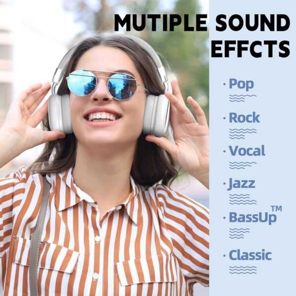 HiFi Stereo Foldable 5.3 Wireless Bluetooth Noise Cancelling Headphones - Image 5