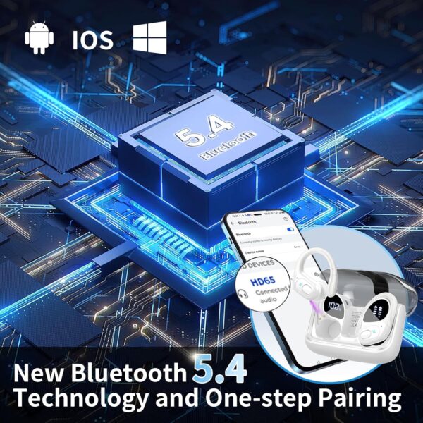 2025 Bluetooth Stereo Deep Bass, ENC Noise Cancelling Microphone, IPX7 Waterproof Earphones - Image 20
