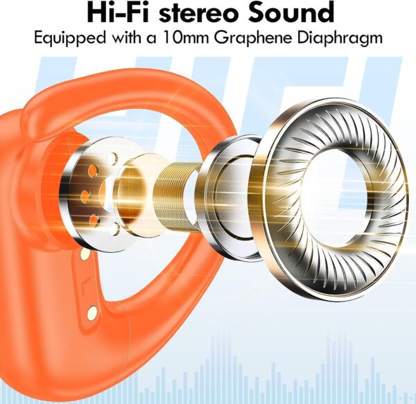 Wireless Bluetooth Over-Ear Headphones with Deep Bass - Image 44