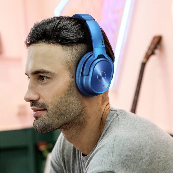 Active Noise Cancelling Deep Bass Hi-Fi Stereo Wireless Bluetooth Over-Ear Headphones - Image 17