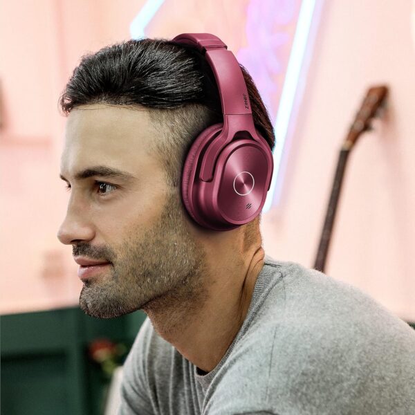 Active Noise Cancelling Deep Bass Hi-Fi Stereo Wireless Bluetooth Over-Ear Headphones - Image 11