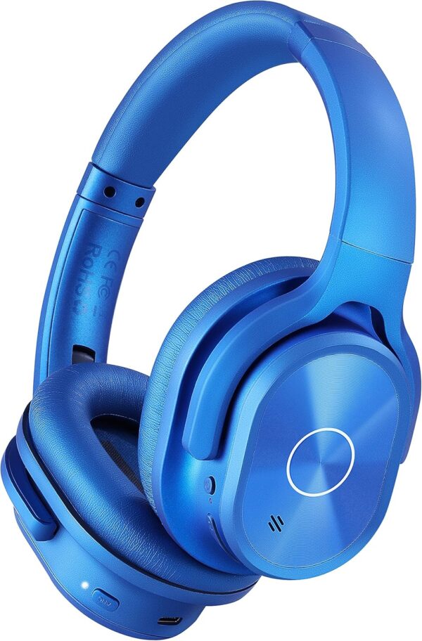 Active Noise Cancelling Deep Bass Hi-Fi Stereo Wireless Bluetooth Over-Ear Headphones - Image 13