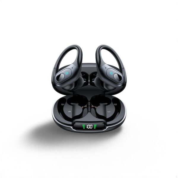 Bluetooth 5.3 Sweatproof Over-Ear Running Earphones with Ear Hooks